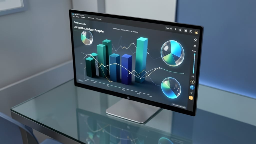 Corporate 3D Dashboard Analytics Template