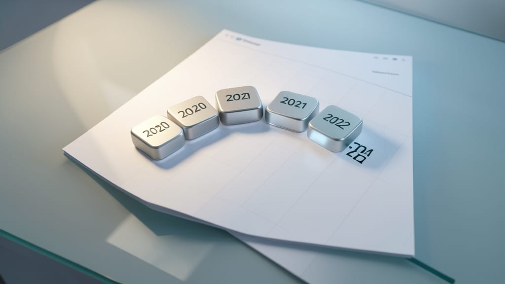 Minimalist 3D Timeline Animation Template