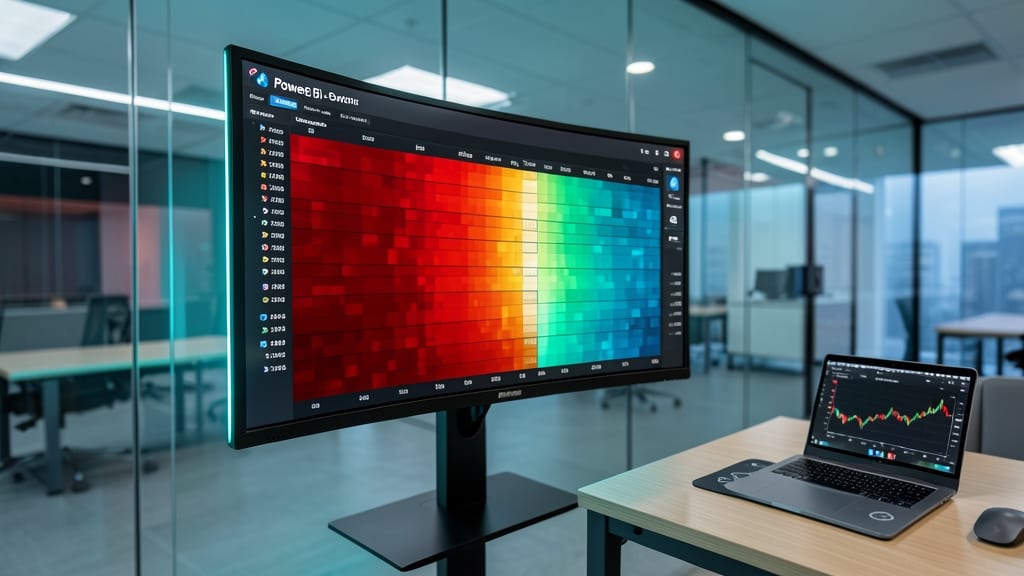 Real-Time Stock Market Heatmaps with Power BI