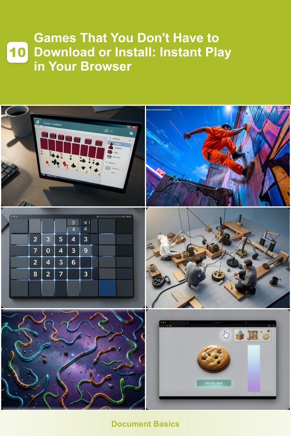 Games That You Don't Have to Download or Install: Instant Play in Your Browser