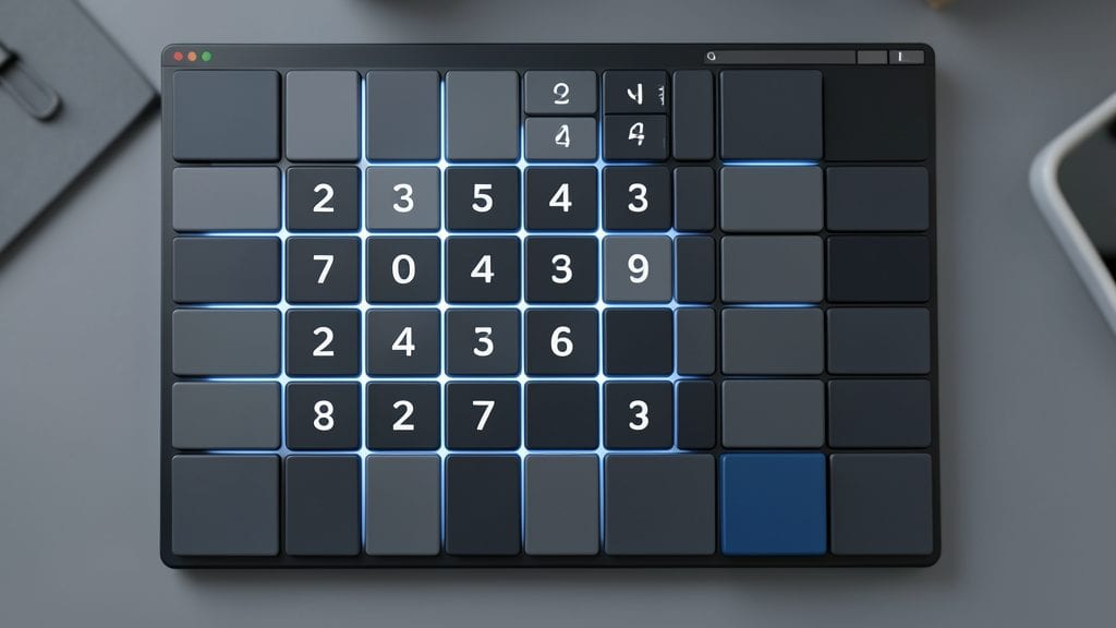 2048 Number Tile Puzzle
