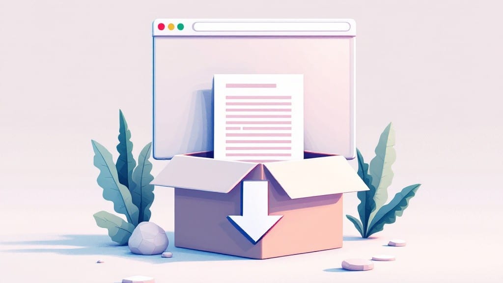 How to Download an Article From a Website: Instant Save Without Plugins