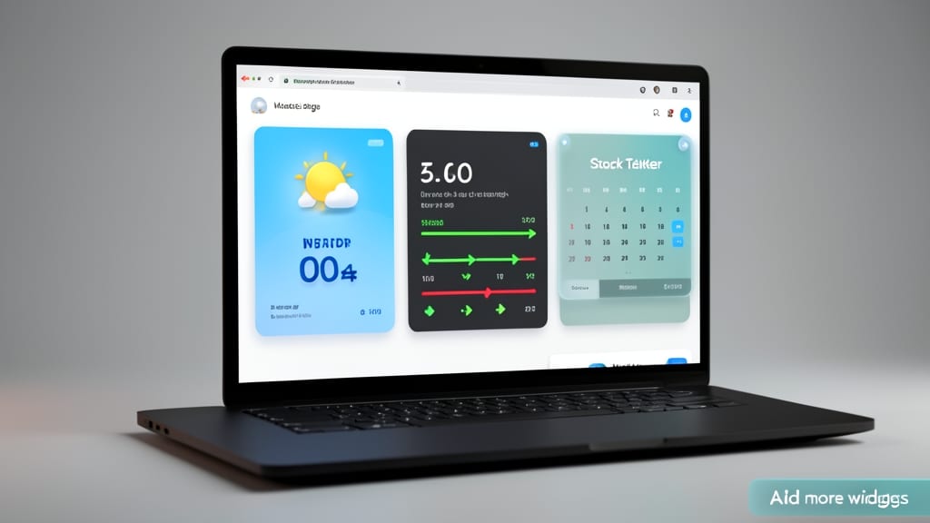 Customize Your New Tab Page with Widgets
