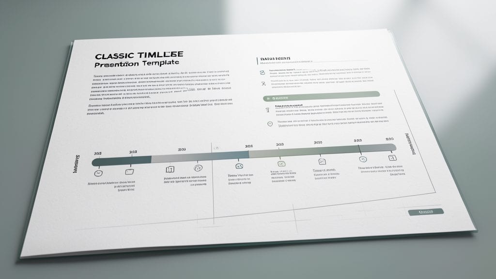Classic Timeline Presentation Template