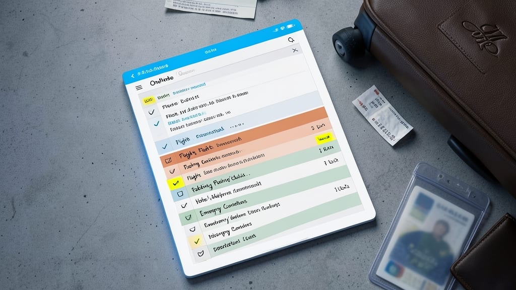 Travel Itinerary Organizer